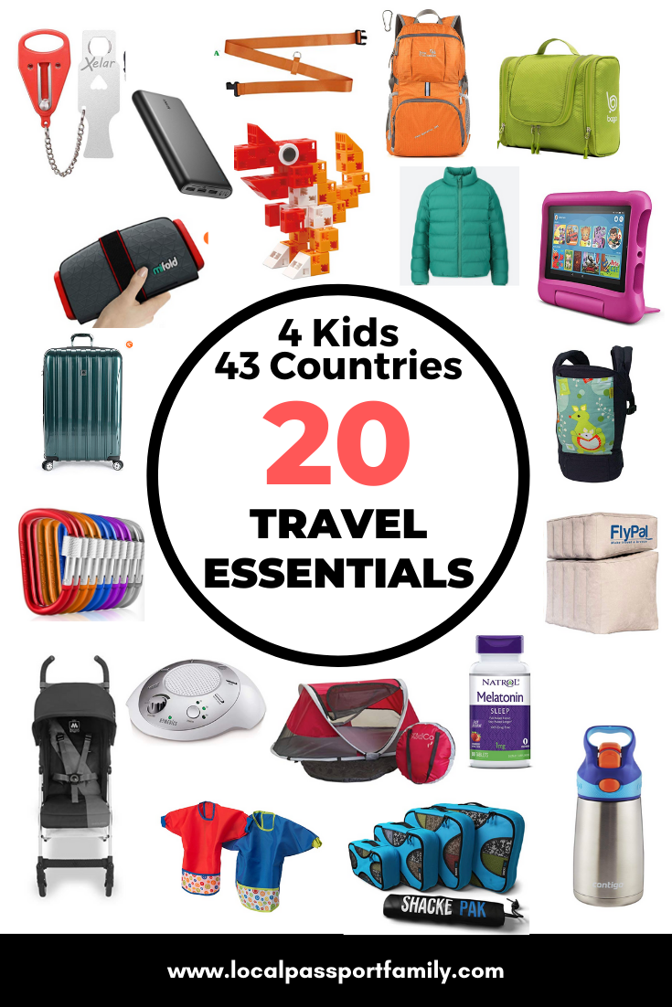 travel essentials with kids