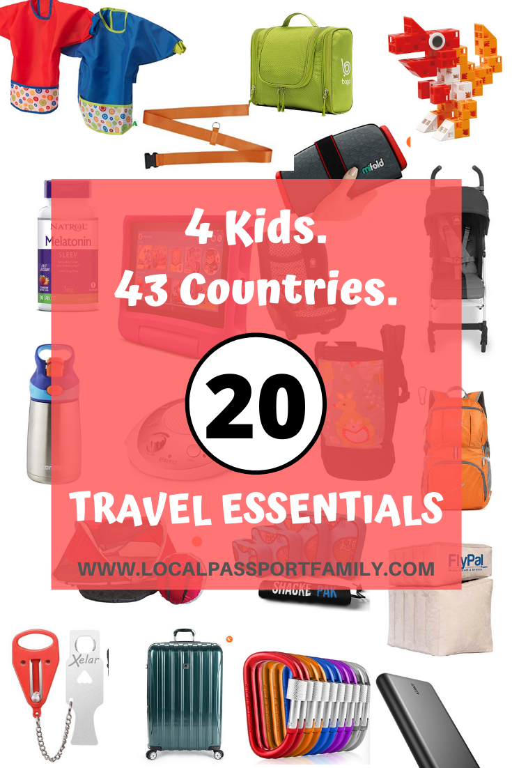 20 travel essentials for kids
