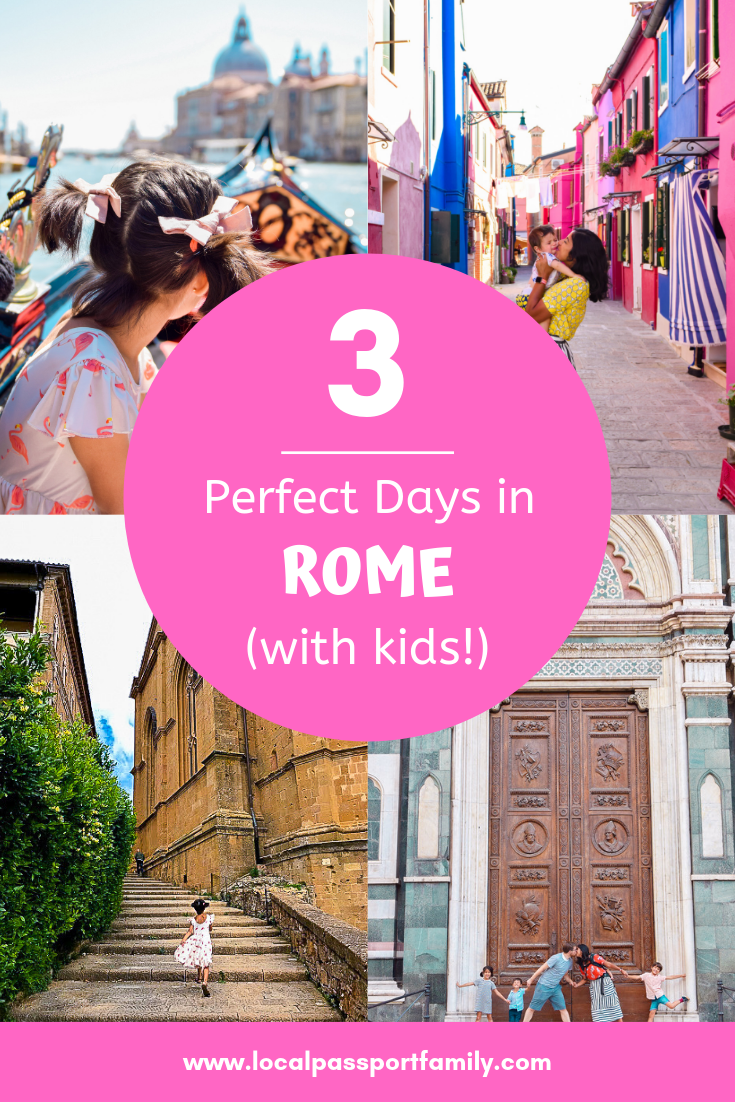 what to do in rome for 3 days with kids