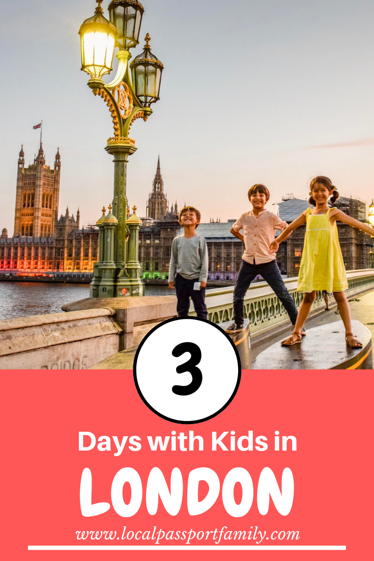 3 days in London itinerary with kids