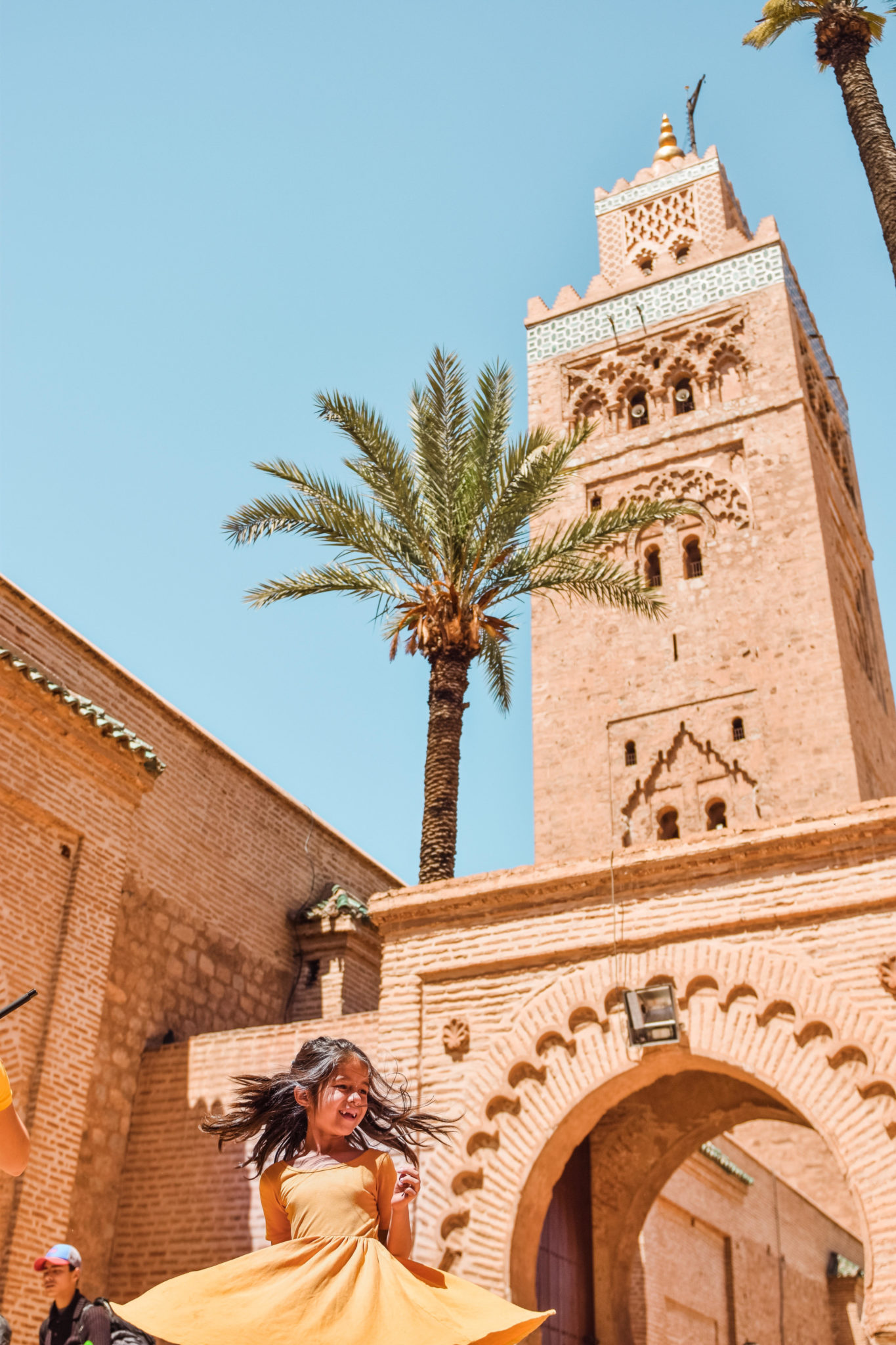 marrakesh mosque kids travel