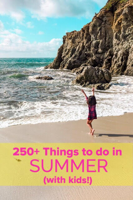 Easy Things to Do in Summer with Kids featured by top US family travel blog, Local Passport Family: go to the beach