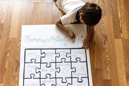 fun summer activities for kids coloring chart, a free printable featured by top US family blog, Local Passport Family