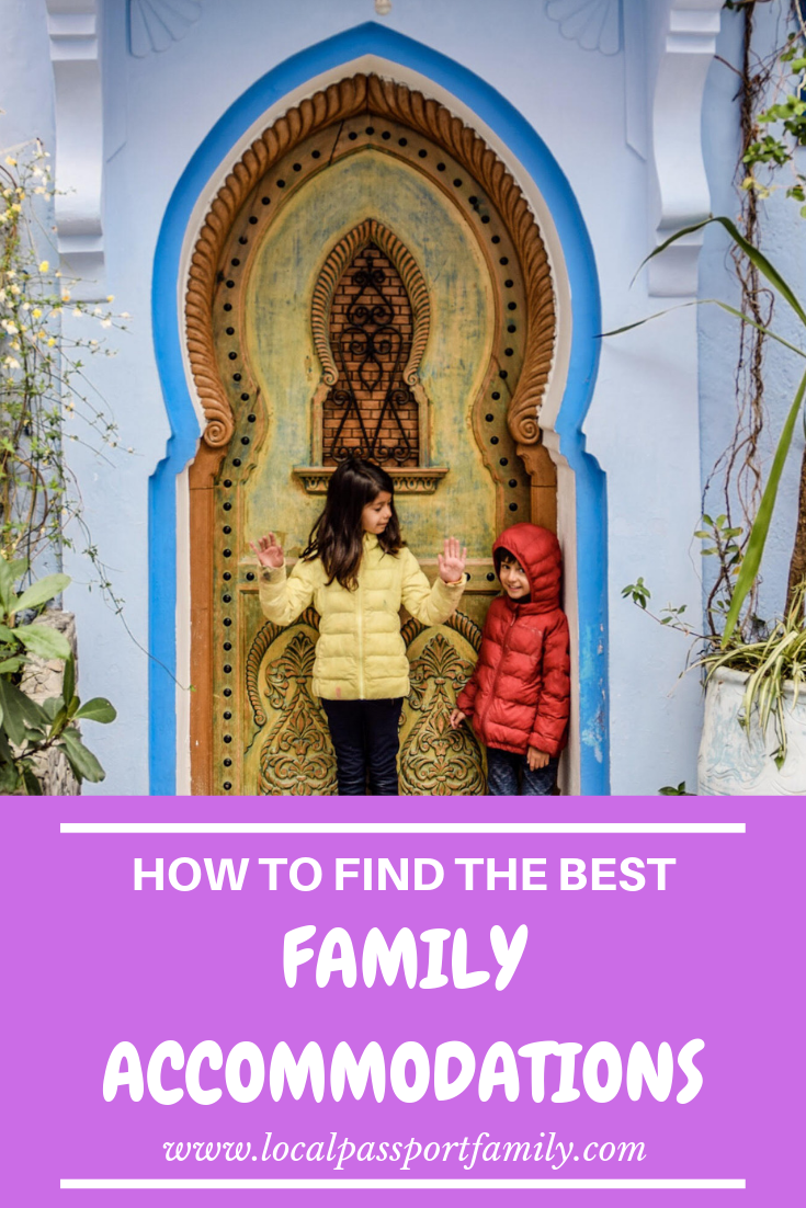 how to find family accommodations