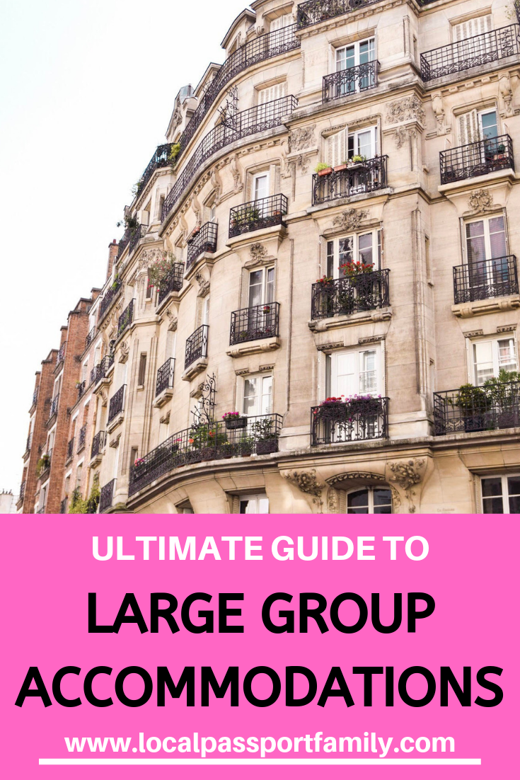 guide to large group accommodations