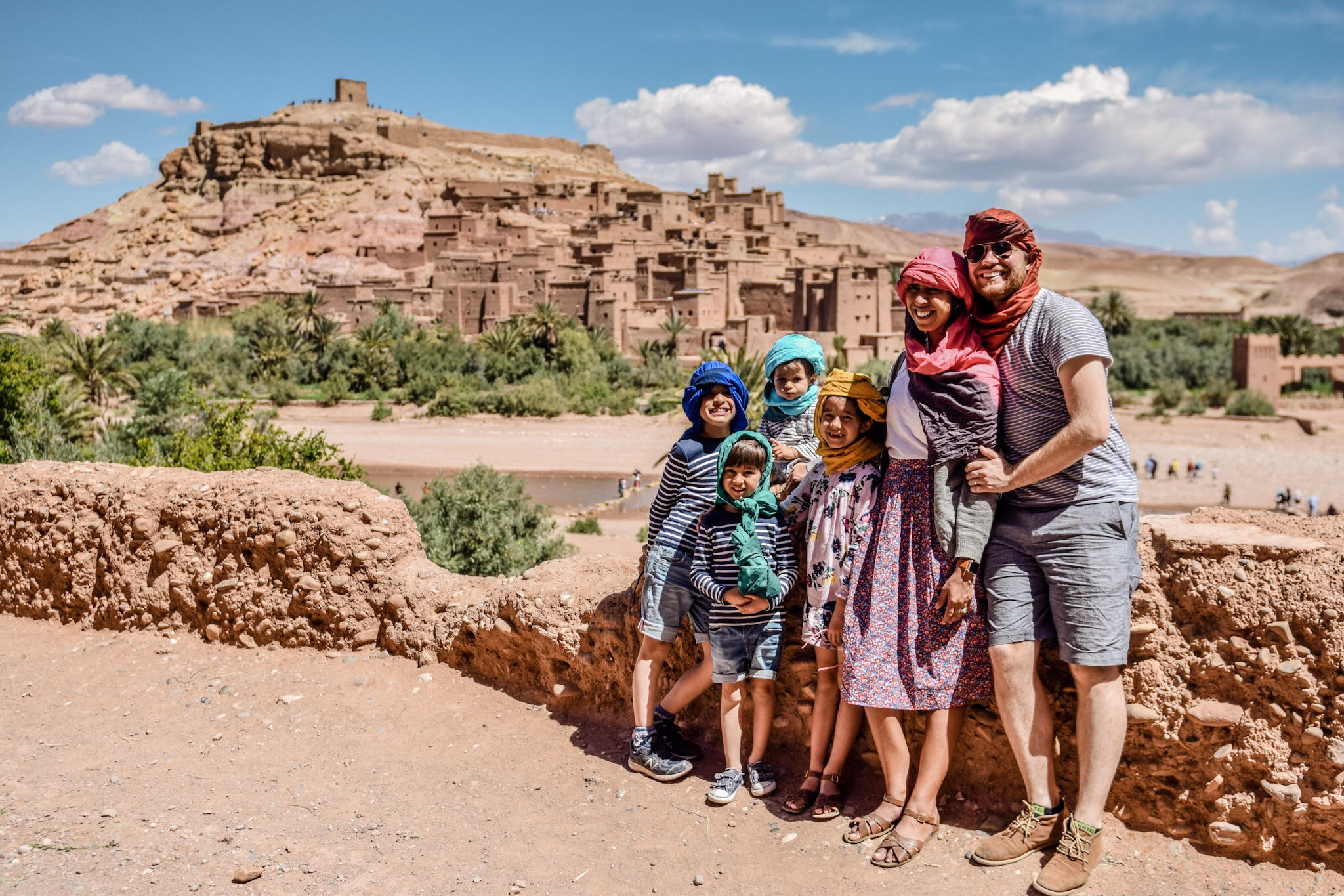 family travel to ait ben-haddou, morocco