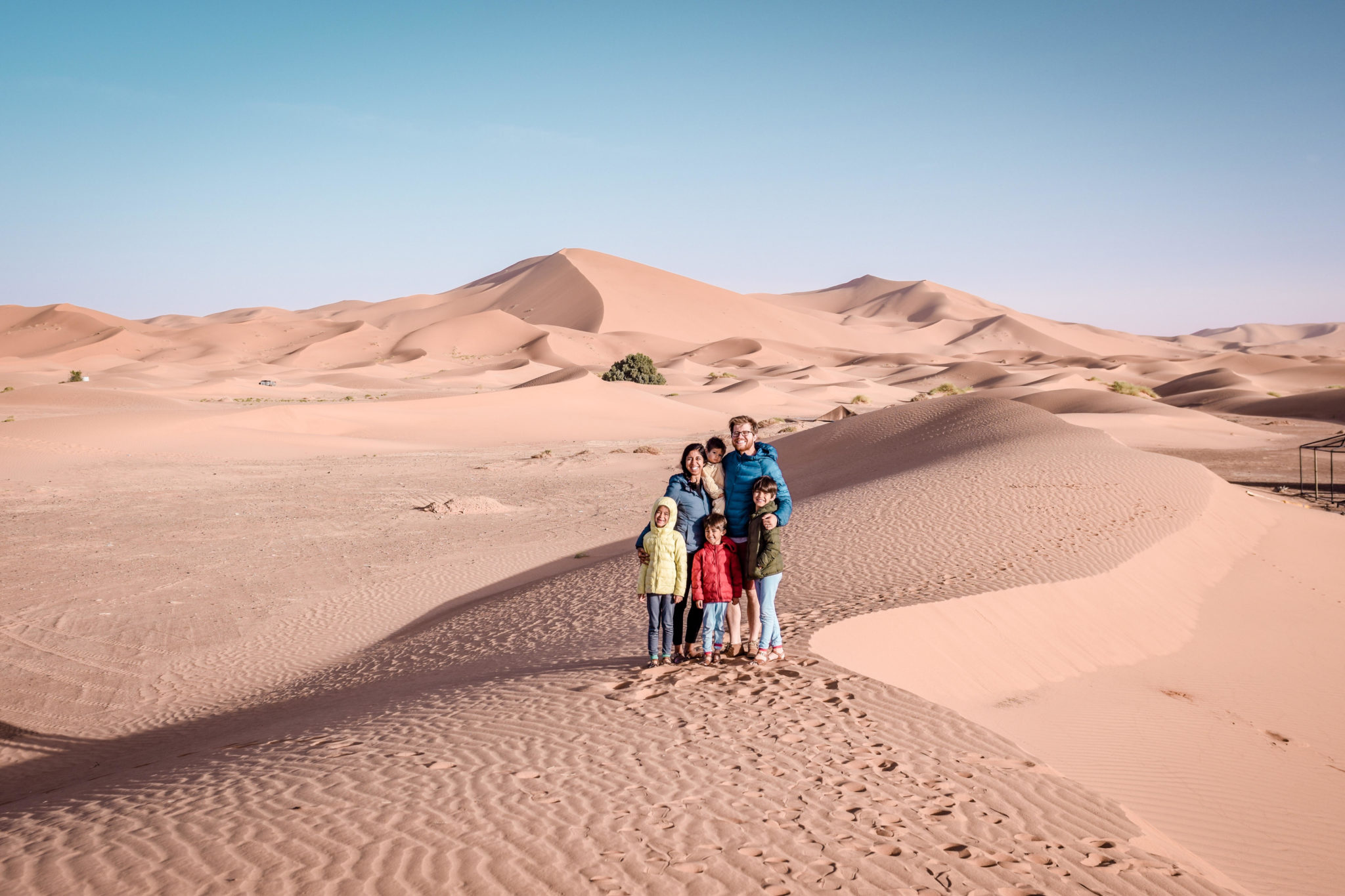 morocco desert sunrise family travel