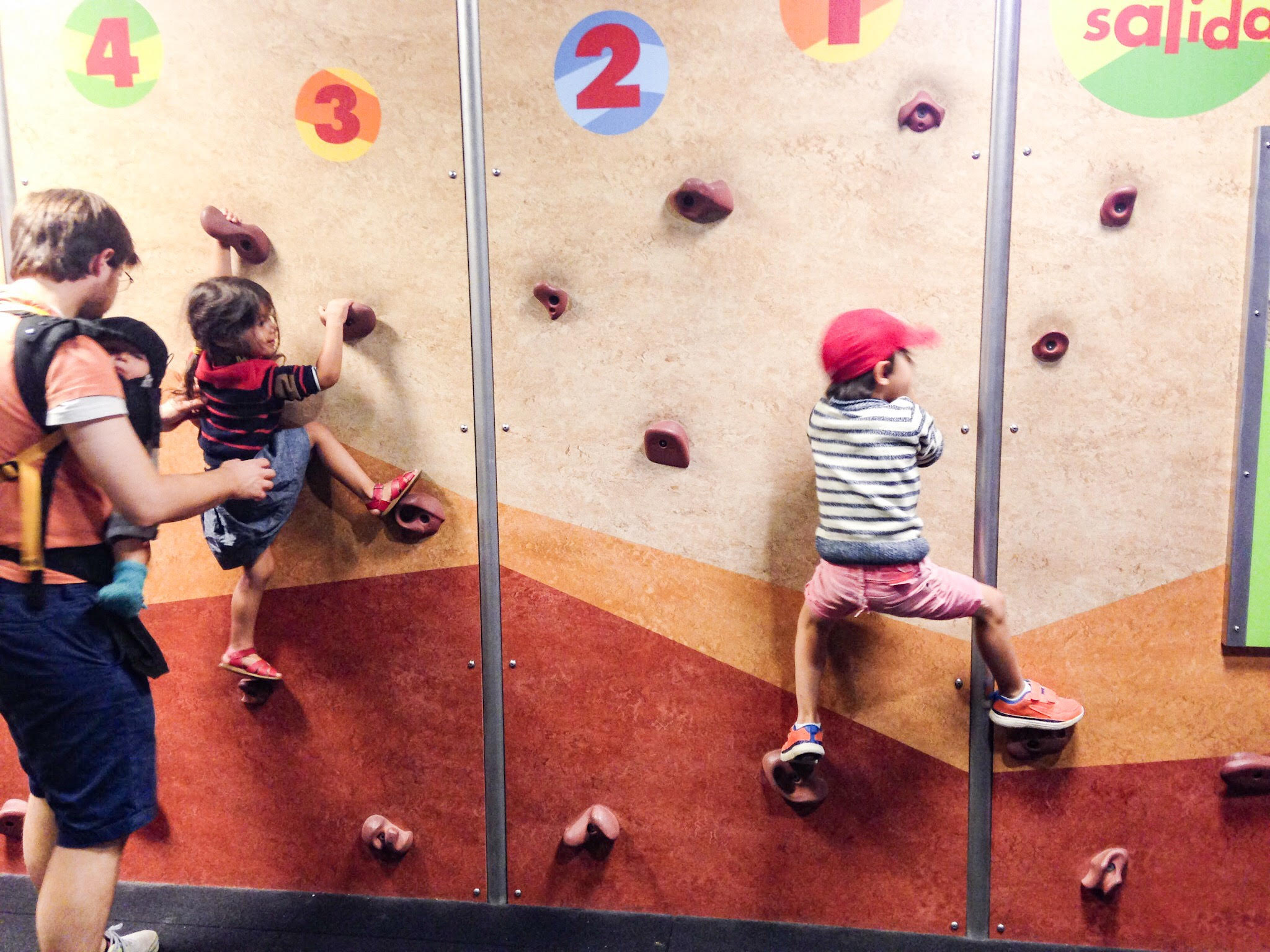 boston children's museum climbing wall