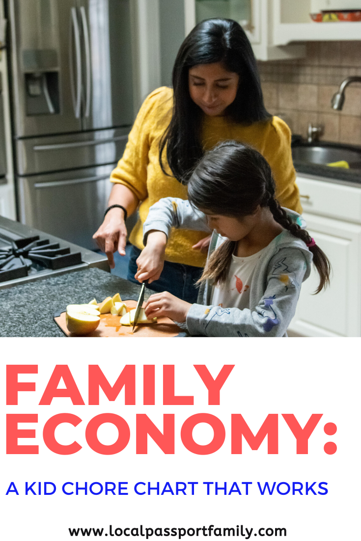 family economy cooking with kids