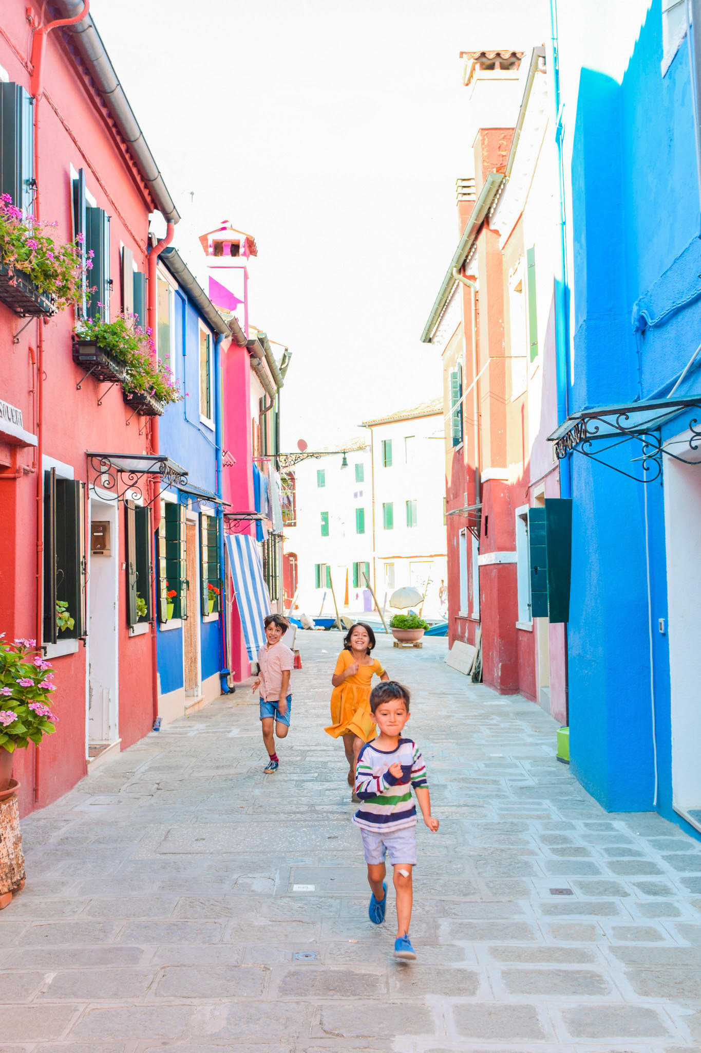 learning about burano with kids