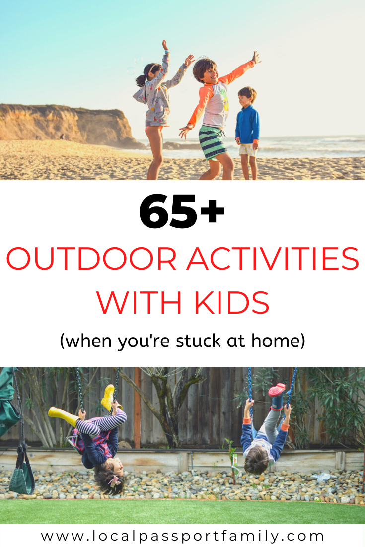 outdoor activities with kids at home