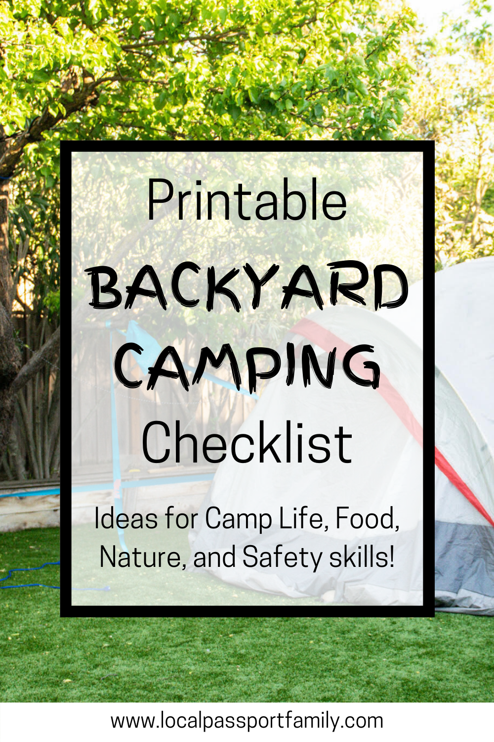 The Ultimate Family Camping Checklist - Free Printable - Bring The Kids