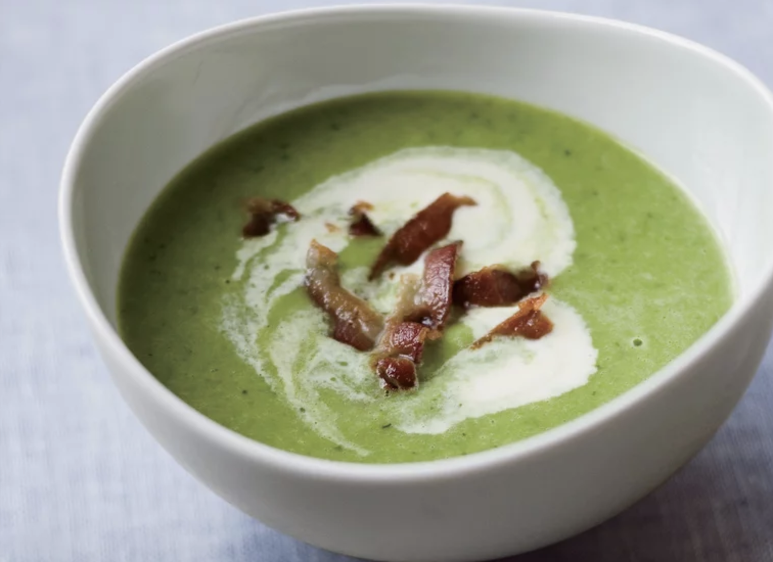 chilled pea soup vegetarian recipes