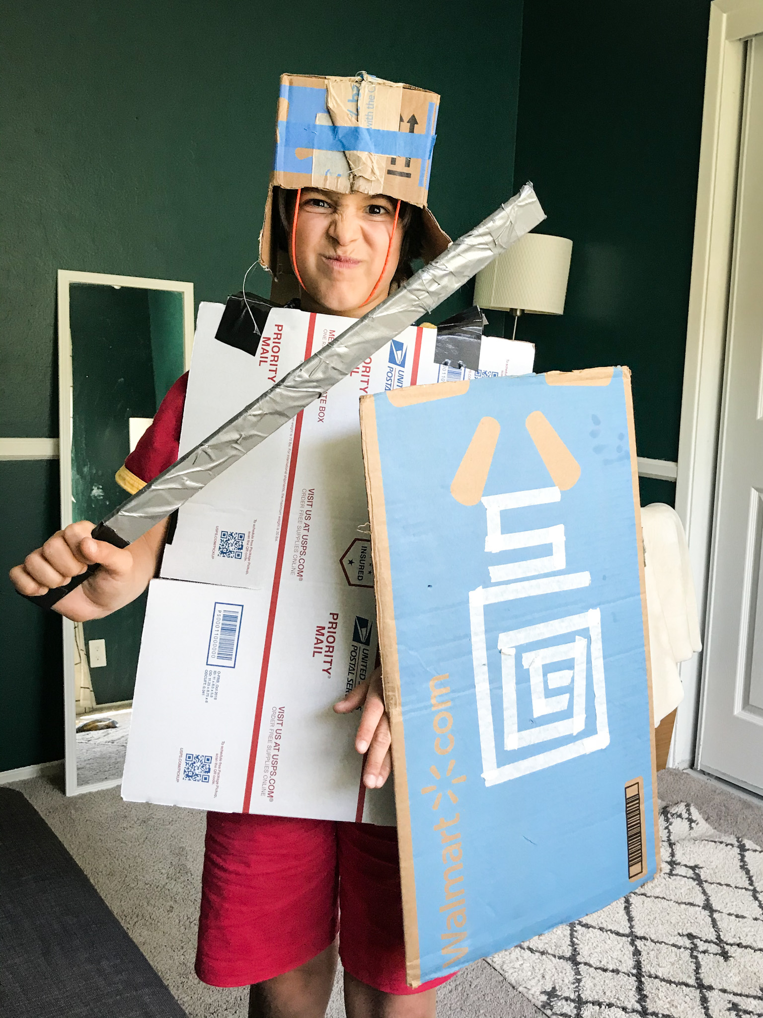 greece virtual tour for kids spartan armor cardboard