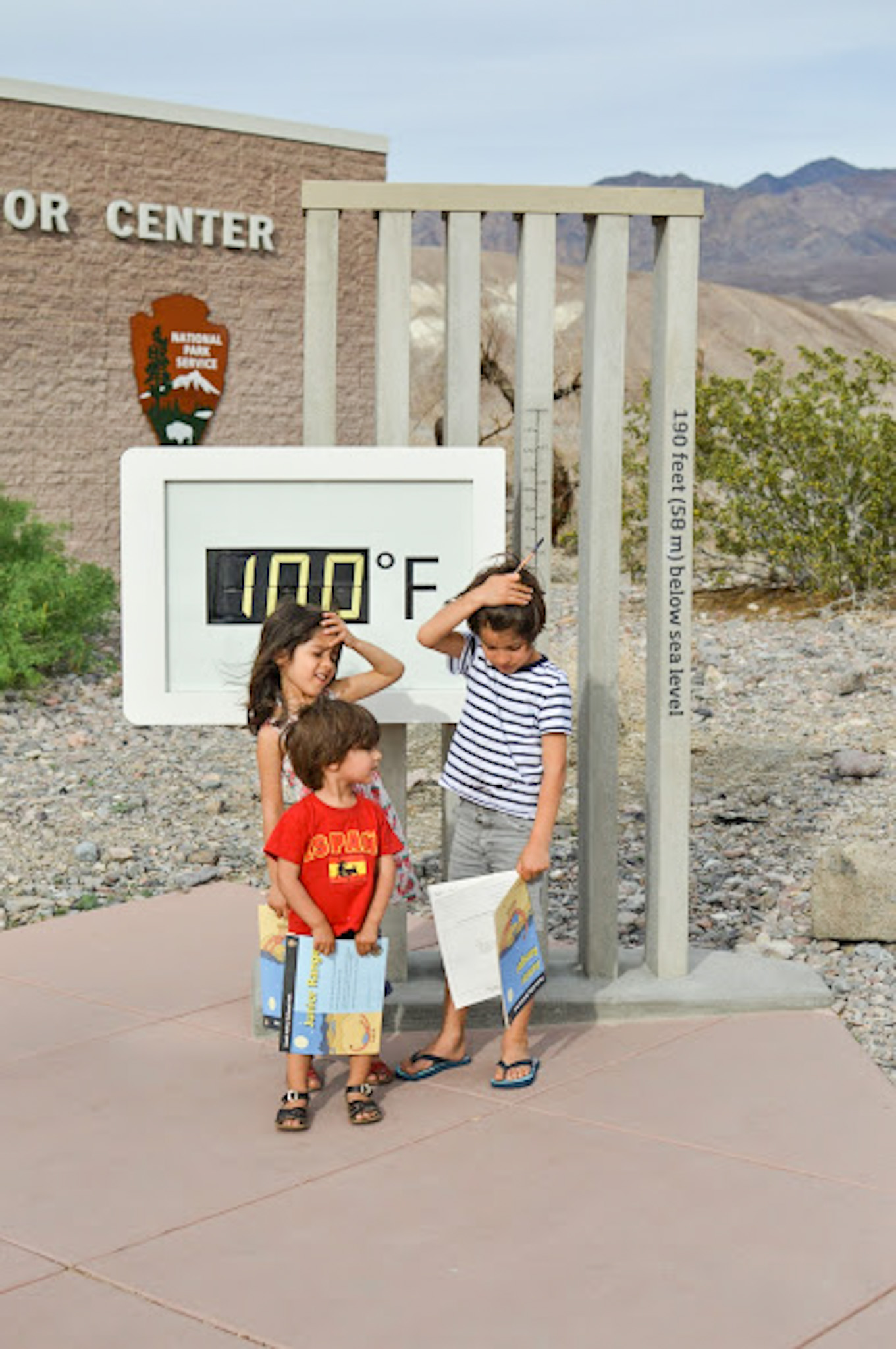 visiting death valley with kids