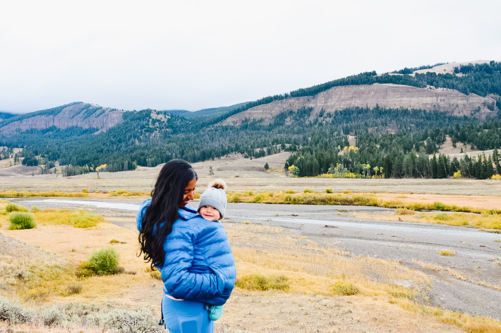 visiting a national park with a baby