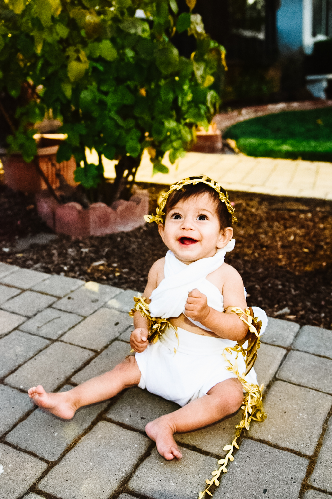 baby greek goddess costume