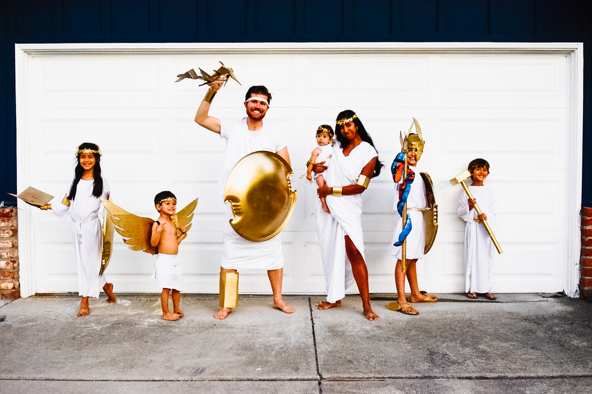 diy matching family halloween costumes greek mythology costume