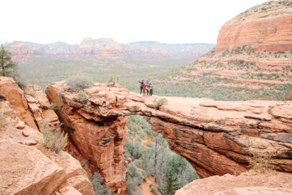 devil's bridge trail with kids