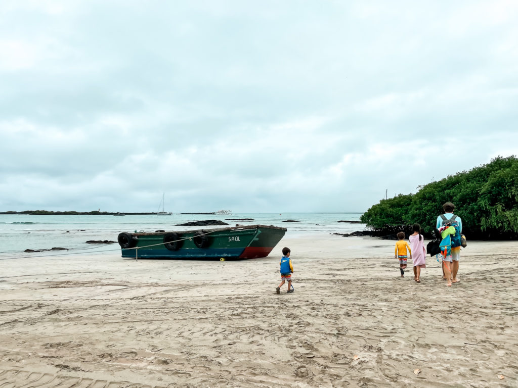 galapagos land tour with kids