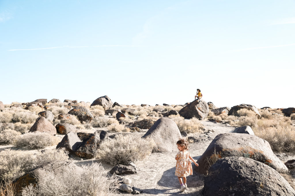 rock art on the loneliest highway in america