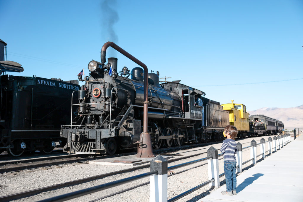 train museum nevada road trip route 50