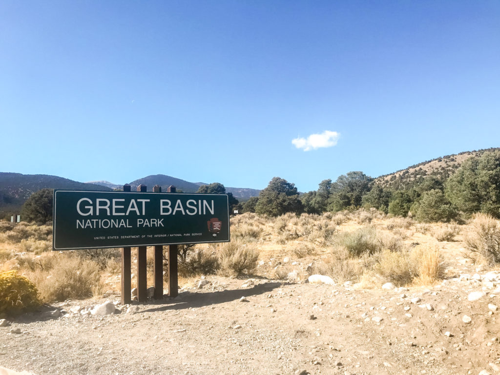 great basin national park sign