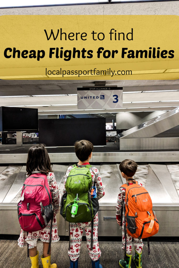 How to find family flights for cheap