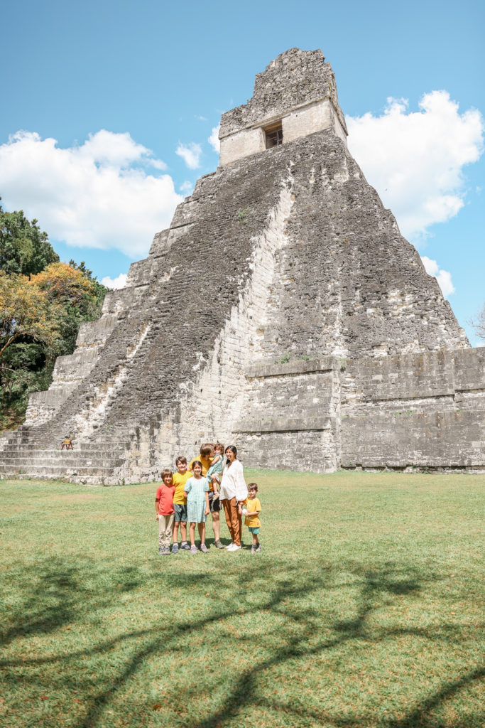 Tikal in Guatemala with kids