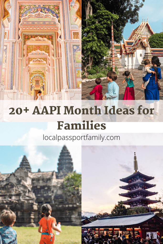 AAPI Month activities, local passport family