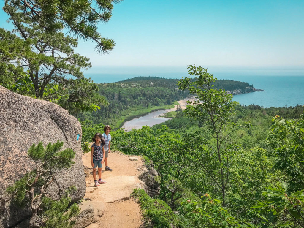 easy hikes in acadia national park